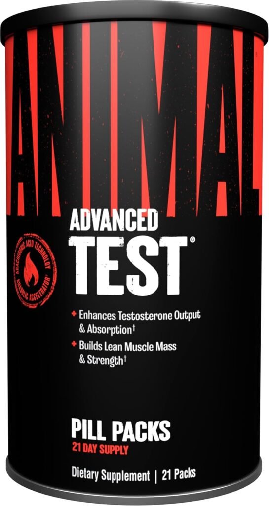 Animal Test Testosterone Booster for Men - Male Enhancing Supplement Libido Booster for Strength Athletes  Bodybuilders to Increase Stamina, Endurance, Muscle Growth, All-in-One Packs – 21 Day Cycle Animal Test Testosterone Booster for Men - Male Enhancing Supplement Libido Booster for Strength Athletes  Bodybuilders to Increase Stamina, Endurance, Muscle Growth, All-in-One Packs – 21 Day Cycle