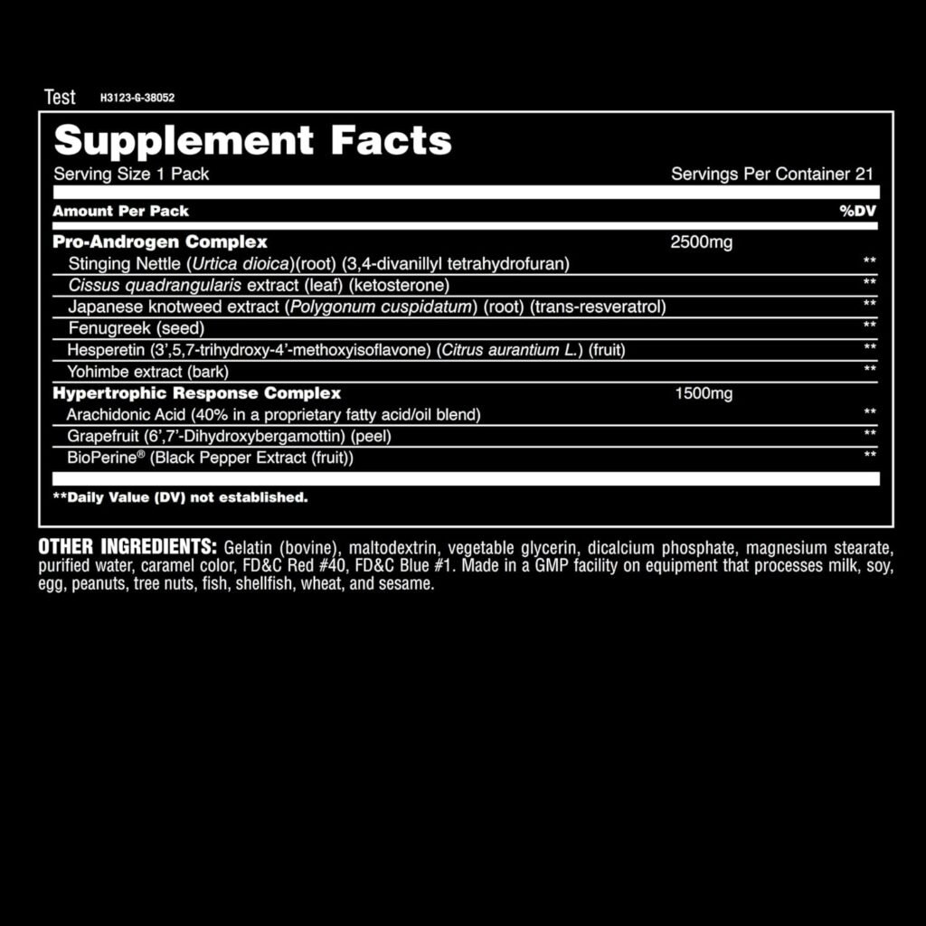 Animal Test Testosterone Booster for Men - Male Enhancing Supplement Libido Booster for Strength Athletes  Bodybuilders to Increase Stamina, Endurance, Muscle Growth, All-in-One Packs – 21 Day Cycle Animal Test Testosterone Booster for Men - Male Enhancing Supplement Libido Booster for Strength Athletes  Bodybuilders to Increase Stamina, Endurance, Muscle Growth, All-in-One Packs – 21 Day Cycle