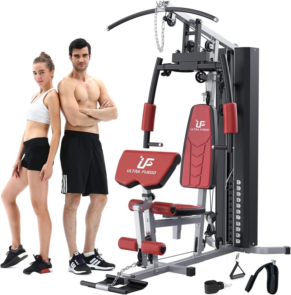 Multifunctional Home Gym Equipment Workout Station with Pulley System, Arm, and Leg Developer for Full Body Training Multifunctional Home Gym Equipment Workout Station with Pulley System, Arm, and Leg Developer for Full Body Training