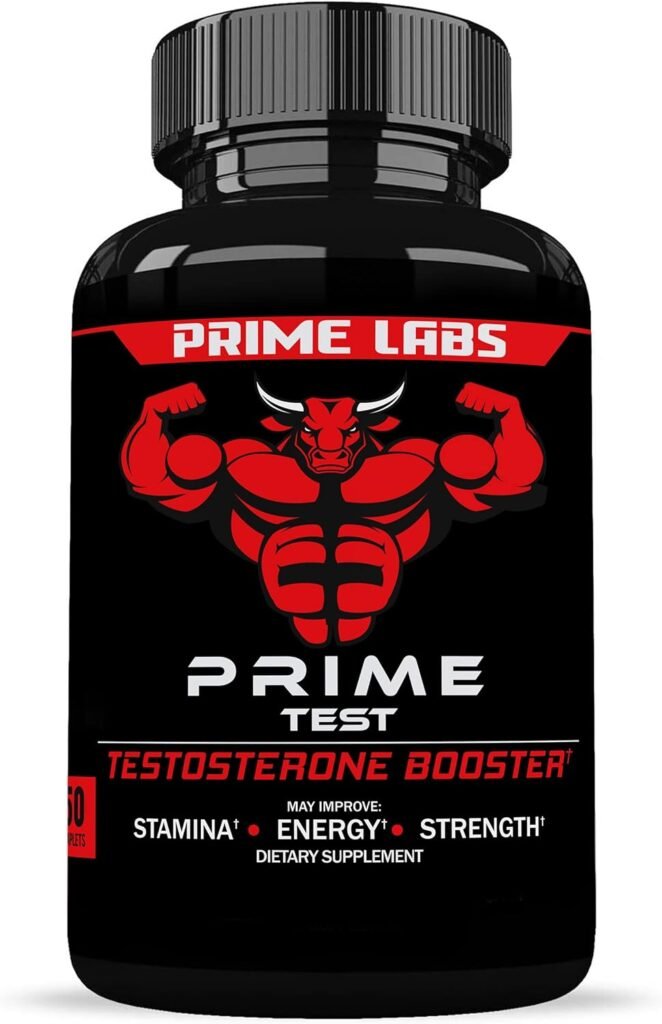 Prime Labs - Mens Testosterone Booster - Stamina, Endurance,  Strength Booster - 60 Caplets Prime Labs - Mens Testosterone Booster - Stamina, Endurance,  Strength Booster - 60 Caplets