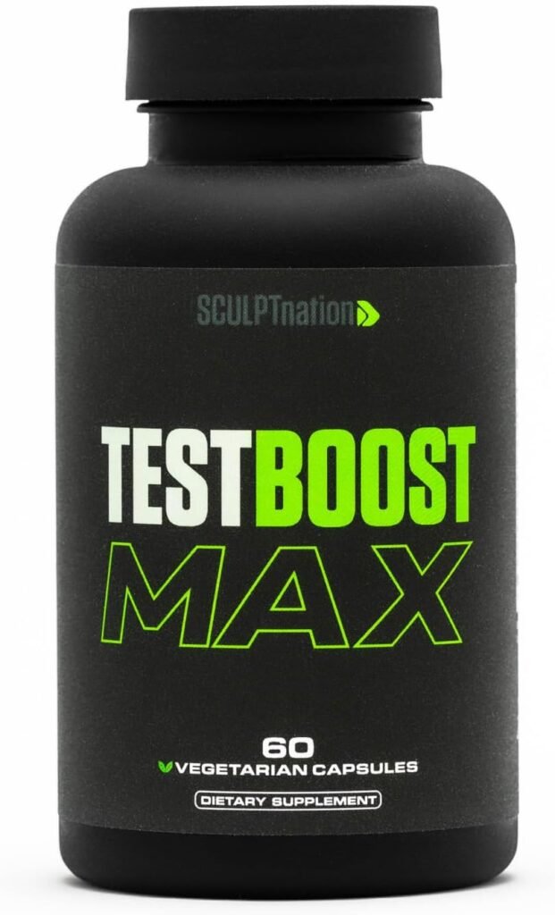 Sculpt Nation by V Shred Test Boost Max - Testosterone Supplement for Men - Tribulus Terrestris for Men - Natural Energy, Stamina, and Strength Booster - 60 Gluten Free Capsules Sculpt Nation by V Shred Test Boost Max - Testosterone Supplement for Men - Tribulus Terrestris for Men - Natural Energy, Stamina, and Strength Booster - 60 Gluten Free Capsules
